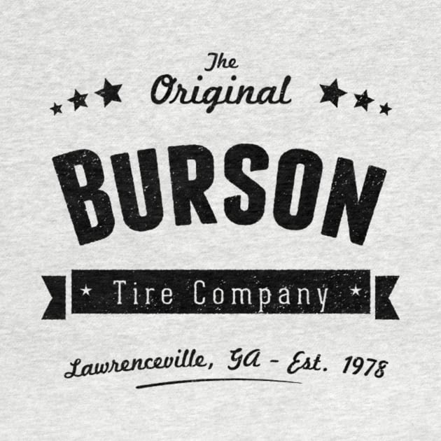 Burson Tire Company - Retro Black Logo by Gajake15